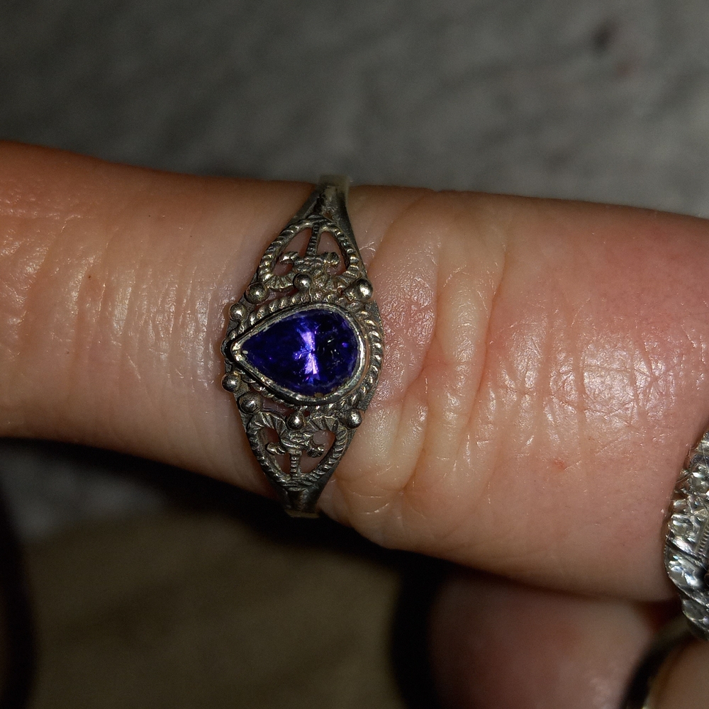 Amethyst Sterling Silver Ring